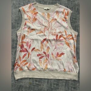 Ted Baker Pink and Orange Floral Tank Top